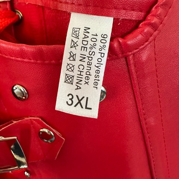 ❤️‍🔥NWOT red over the neck corset❤️‍🔥 - Picture 2 of 3